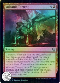 MTG Volcanic Torrent (208) | NM Foil | Commander Legends (CMR) - Image 1