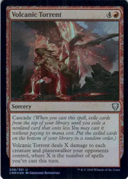 MTG Volcanic Torrent (208) | NM Foil | Commander Legends (CMR) - Image 2