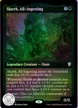 MTG Slurrk, All-Ingesting (Etched) (584) | NM Foil | Commander Legends (CMR) - Image 1