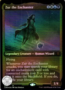 MTG Zur the Enchanter (Foil Etched) (544) | NM Foil | Commander Legends (CMR) - Image 1