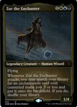 MTG Zur the Enchanter (Foil Etched) (544) | NM Foil | Commander Legends (CMR) - Image 2