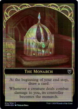 MTG Salamander Warrior-Monarch Token (4 // 14) | NM Foil | Commander Legends - Image 3