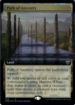 MTG Path of Ancestry (Extended Art) (708) | NM Foil | Commander Legends (CMR) - Image 2