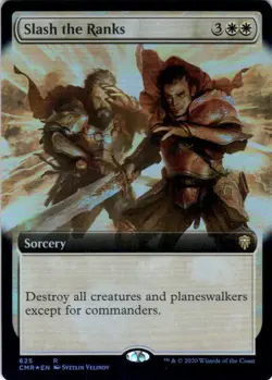 MTG Slash the Ranks (Extended Art) (625) | NM Foil | Commander Legends (CMR) - Image 2