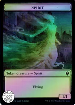 MTG Spirit - Thrull Token (3 // 5) | NM Foil | Commander Legends (CMR) - Image 1