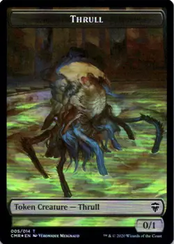 MTG Spirit - Thrull Token (3 // 5) | NM Foil | Commander Legends (CMR) - Image 3