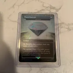 MTG Sonic x Secret Lair Chaos Emerald (Lotus Petal) White 7037 Mythic Foil - NM - Image 3