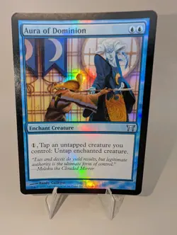 Aura of Dominion FOIL #51/306 MTG Champions Of Kamigawa Uncommon English - Image 1
