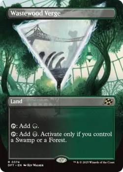MTG English Wastewood Verge (Borderless) NM Normal Aetherdrift - Image 1