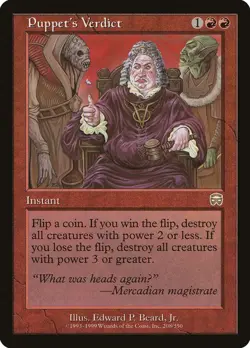 Puppet's Verdict - 208 / English / Lightly Played MTG - Image 1