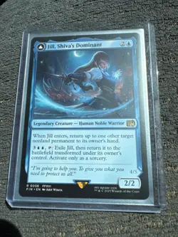 Jill, Shiva's Dominant Magic The Gathering Final Fantasy MTG - Image 1