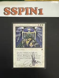 MTG Artist Proof Signed Divine Intervention Legends - Image 2