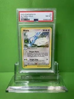 2003 POKEMON EX DRAGON 2 ALTARIA-HOLO PSA 8 - Image 1