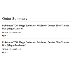 Presale | Pokemon Center Mega Evolution ETBs - Mega Lucario & Mega Gardevoir - Image 2