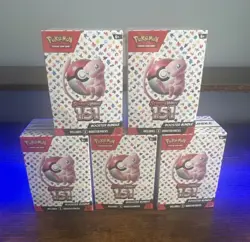 x5 Pokemon Scarlet & Violet 151 Booster Bundle Box | Sealed ✅ - Image 1