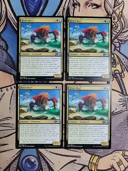 4x Risen Reef - NM/M M20 Core Set 2020 MTG Magic the Gathering - Image 1