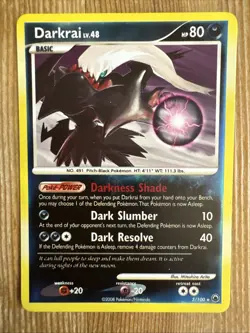Darkrai - 3/100 - Pokemon Majestic Dawn Reverse Holo Rare LP - Image 1