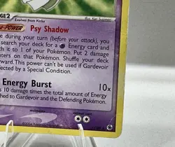 Gardevoir 7/109- EX Ruby & Sapphire 2004- Black Star Rare- MP+- Pokemon TCG - Image 3
