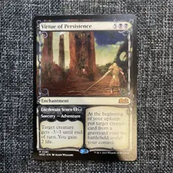 Virtue of Persistence/Locthwain Scorn #281 Wilds Of Eldraine Showcase MTG ⭐ NM - Image 1