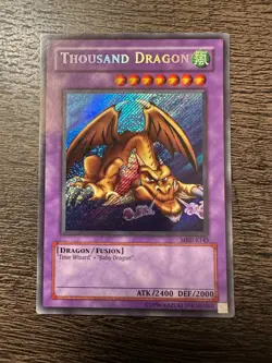 Thousand Dragon Secret Rare European English MRD-E143 Moderate Play Yugioh - Image 1