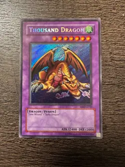 Thousand Dragon Secret Rare European English MRD-E143 Moderate Play Yugioh - Image 1