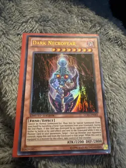 Yugioh TCG Dark Necrofear LC03-EN002 Ultra Rare Limited Edition NM Holo - Image 2