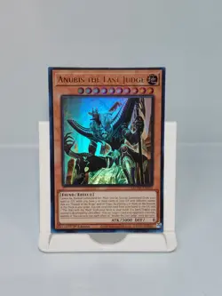 Yugioh Anubis The Last Judge MZTM-EN003 1st Edition Ultra Rare NM - Image 1