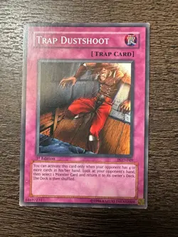 Yugioh Trap Dustshoot PGD-049 Common 1st Edition - MP - Image 1