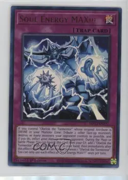 UR - Soul Energy MAX!!! 1st Ed. YuGiOh Tin of the Pharaoh's Gods 1at2 - Image 1