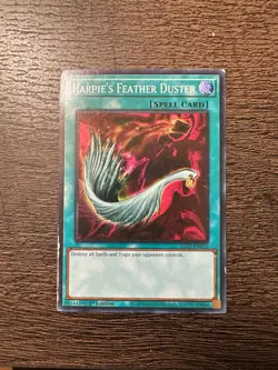 Yugioh Harpie's Feather Duster EGS1-EN022 Super Rare 1st Edition - HP - Image 1