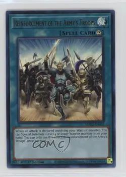 Reinforcement of the Army's Troops 1st Ed. YuGiOh Tin Pharaoh's Gods 1at2 - Image 1