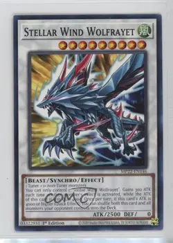 Stellar Wind Wolfrayet 1st Ed. YuGiOh Tin of the Pharaoh's Gods #MP22-EN146 1at2 - Image 1