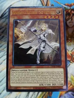Yugioh Dogmatika Ecclesia, the Virtuous Ultimate Rare OP18-EN001 Near Mint - Image 1