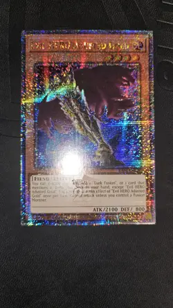 *** EVIL HERO ADUSTED GOLD *** QUARTER CENTURY SECRET RARE RA04-EN029 YUGIOH! - Image 1