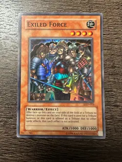 Yugioh Exiled Force LOD-023 Super Rare Original Print LP - Image 1