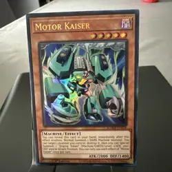 Yugioh! Motor Kaiser - BLMM-EN028 - Ultra Rare - 1st Edition Near Mint, English - Image 1