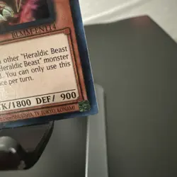 Yugioh! Heraldic Beast Aberconway - BLMM-EN114 - Ultra Rare - 1st Edition Near M - Image 5