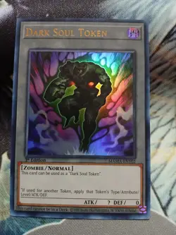 Yugioh Dark Soul Token Ultra Rare MAMA-EN102 Near Mint - Image 1