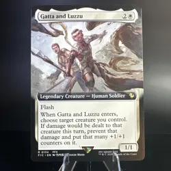 MTG Gatta and Luzzu - Foil - Extended Art, NM-Mint, English Commander: Final Fan - Image 1