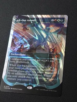 MTG English All-Out Assault (Showcase) (Halo Foil) NM/SP Tarkir: Dragonstorm - Image 2