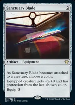 Sanctuary Blade - Near Mint MTG Commander 2020 Ikoria - Image 1