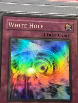 🔥 YUGIOH TOURNAMENT PACK 1 TP1-005 WHITE HOLE SUPER RARE PSA 10 NEW CERT! - Image 2