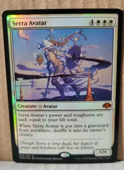 MTG FOIL Serra Avatar - Dominaria Remastered #026 - Image 1