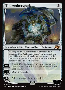 The Aetherspark - Foil DFT NM MTG - Image 1