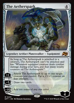 The Aetherspark - Foil DFT NM MTG - Image 2