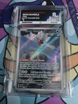 Iron Bundle SVP066 Black Star Promo Full Art Holo Pokemon Card - Image 1