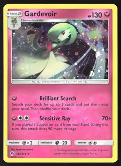 Gardevoir 141/214 Cosmos Holo Sun & Moon Lost Thunder Pokemon Card - Image 3