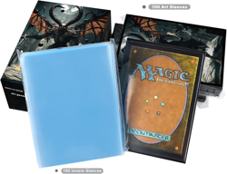 100 PCS MTG Card Sleeves with Perfect Fit Inner Sleeves - Art Matte Finish - Sta - Image 5
