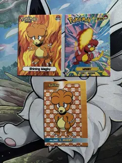 Pokemon Magby Peru Exclusive Non TCG Card Bundle - Image 1