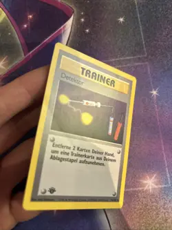 (VP) German Item Finder 74/102 Rare Base Set Pokemon Card MP (creased) - Image 2